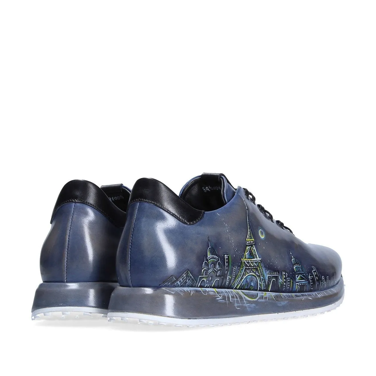 Franceschetti Paris Men's Shoes Calf-Skin Leather Casual Sneakers (FCCT1076)