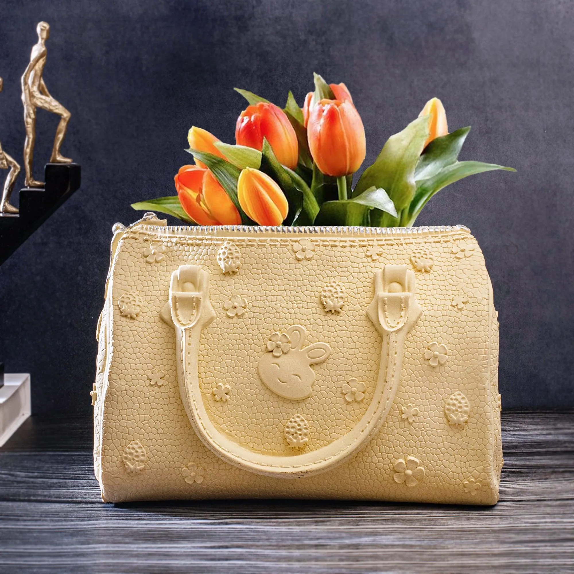 French couture Bag Vase