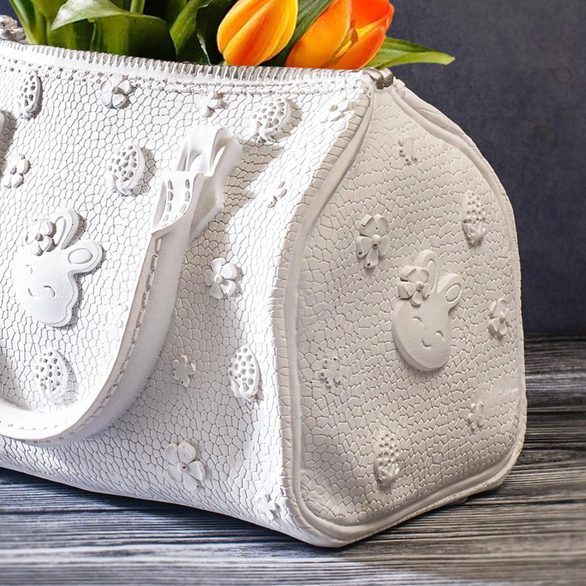 French couture Bag Vase