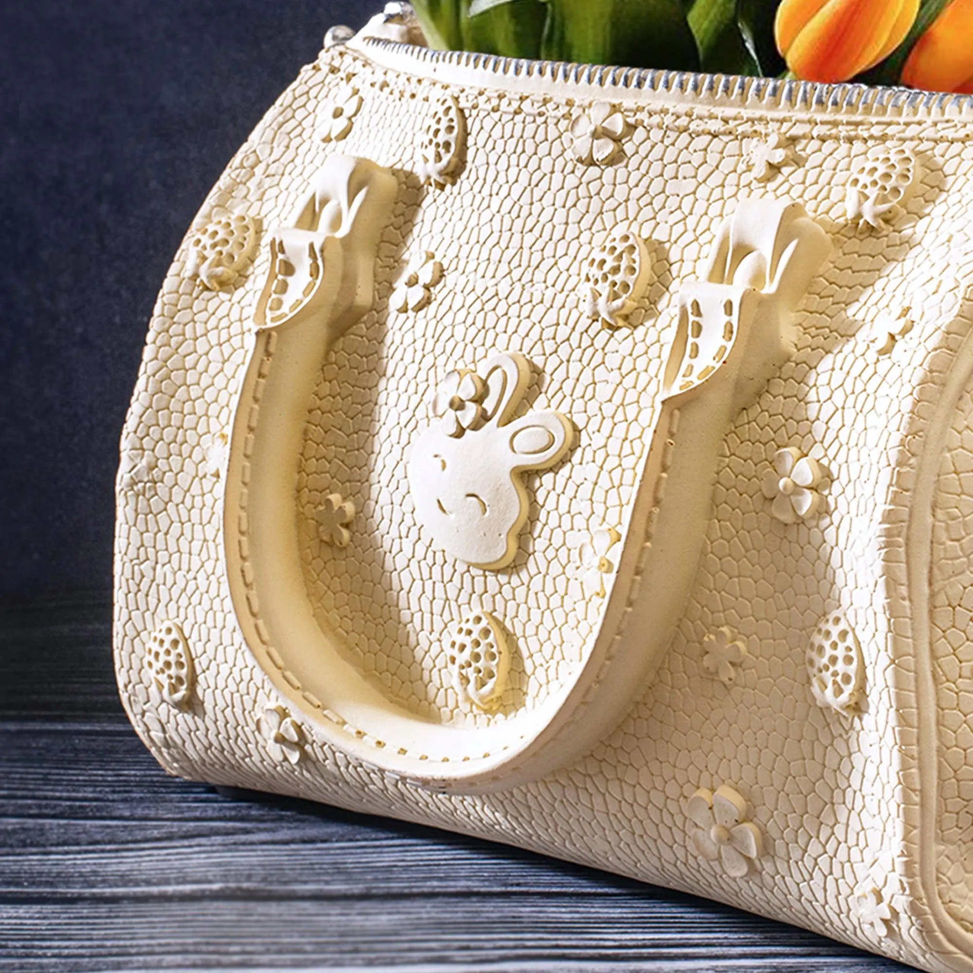 French couture Bag Vase