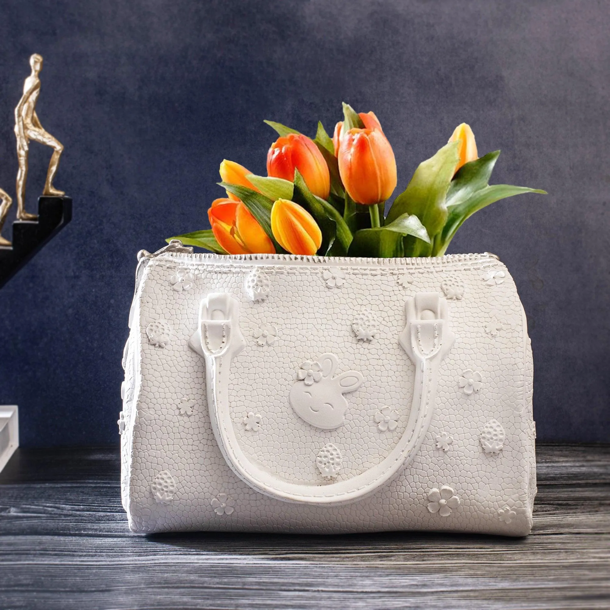 French couture Bag Vase