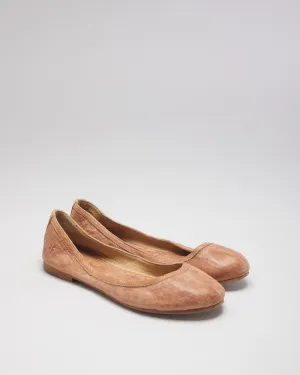 Frye Brown Leather Ballet Flats - UK6