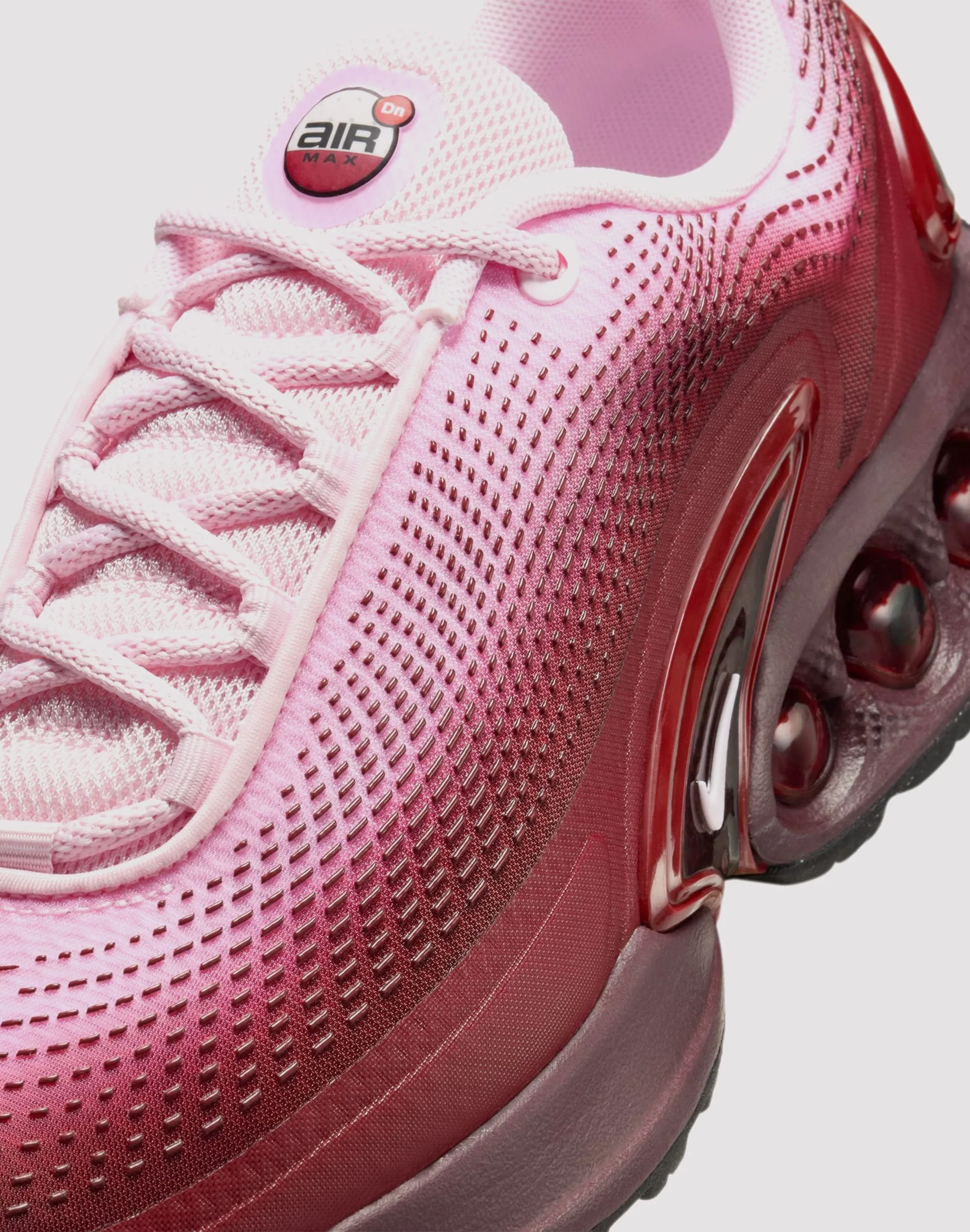 Nike Air Max Dn "Team Red/Pink Foam/Burgundy Crush/Black" hard - sole shoes