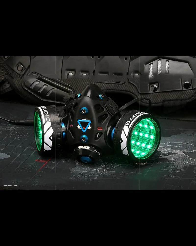 Futuristic Glowing Cyberpunk Led Mask
