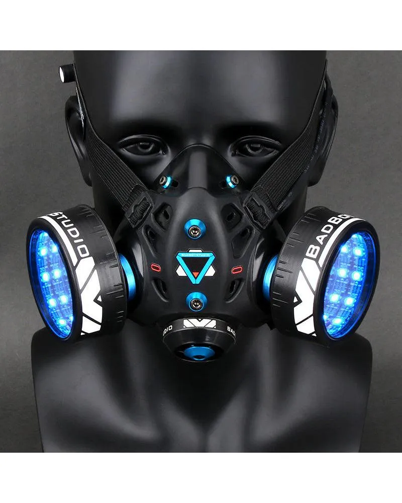 Futuristic Glowing Cyberpunk Led Mask