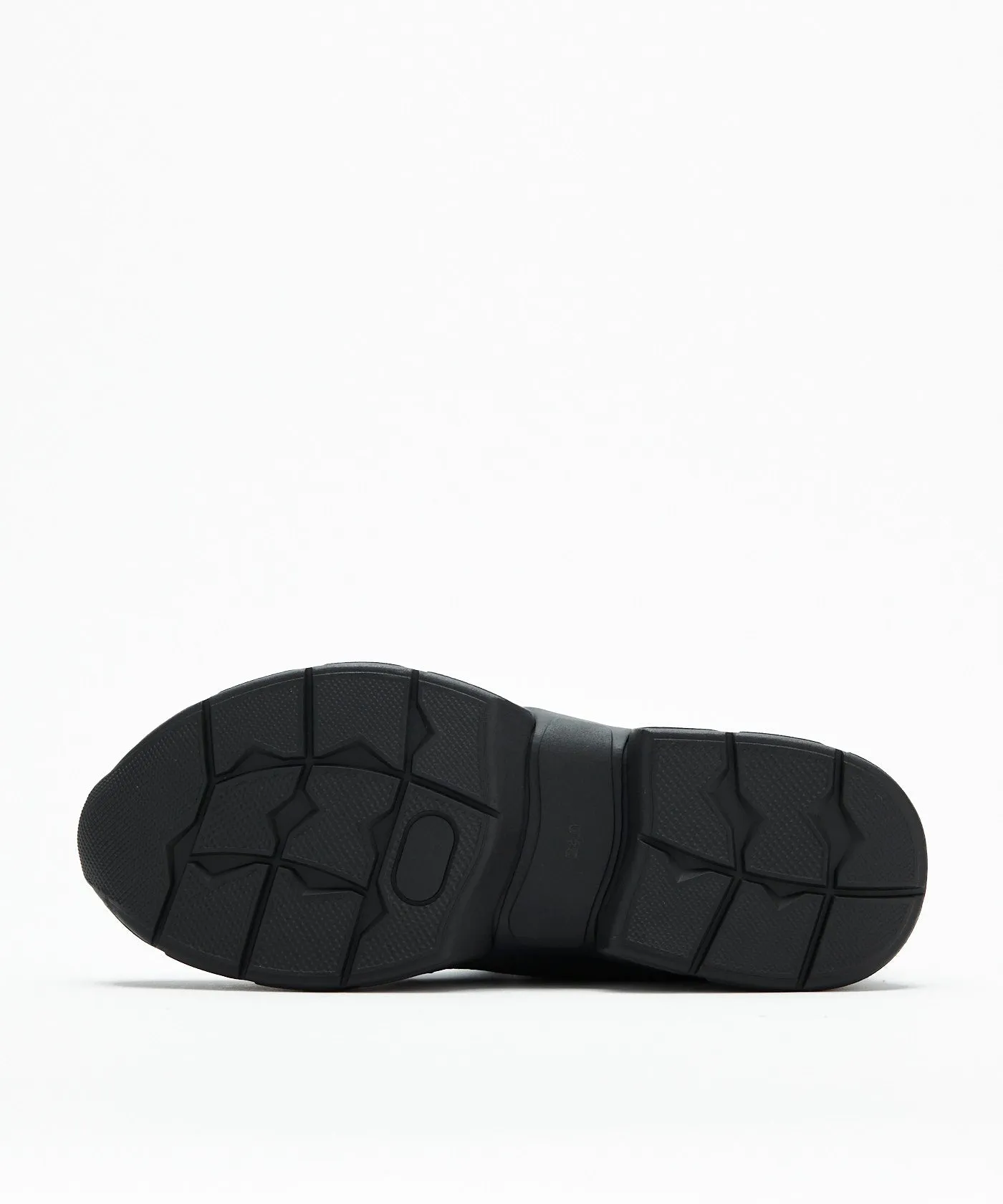 Futuristic High-Cut Sneakers - Black
