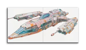 Futuristic Spacecraft: Sci-Fi Concept Art