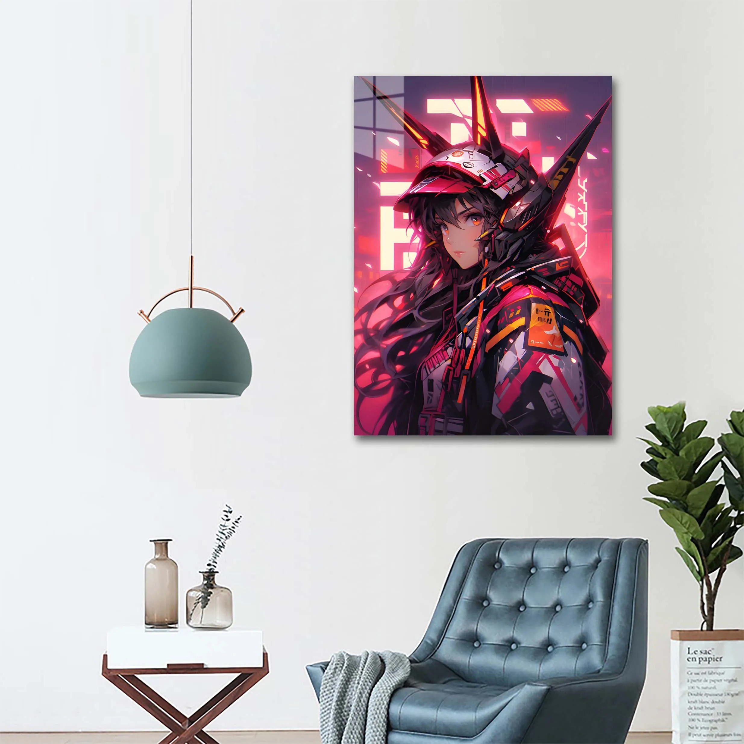 FUTURISTIC WARRIOR GIRL_PINK