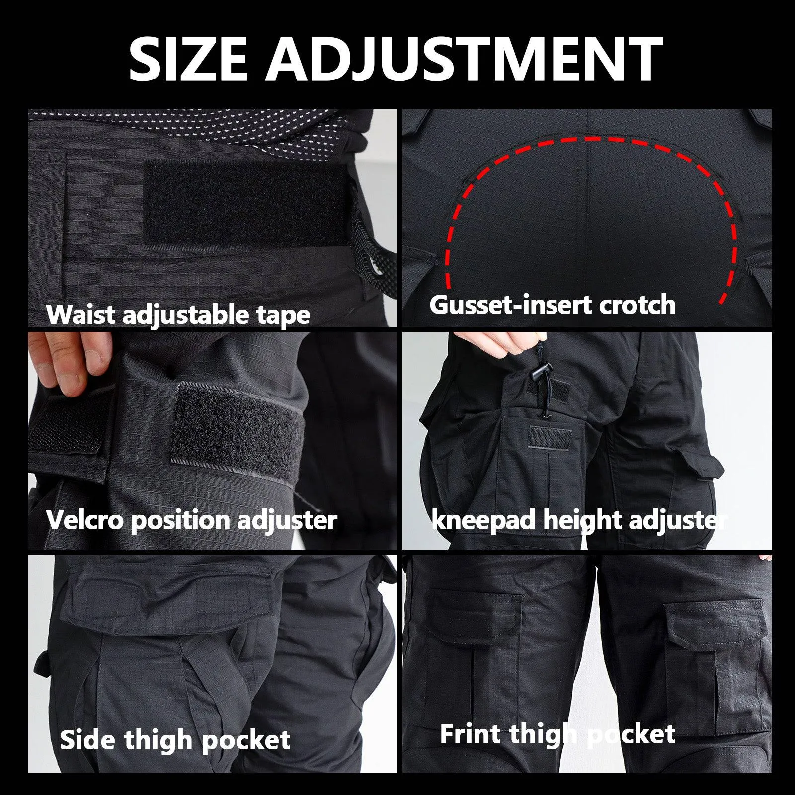 G3 Pro Men’s Combat Tactical Pants w/ Internal Knee Pads
