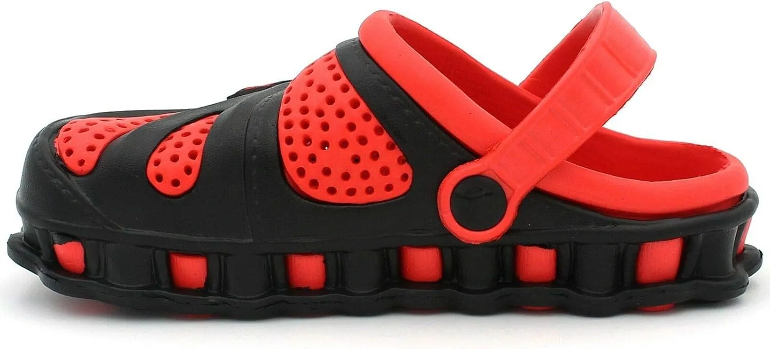 Garden Clogs Shoes for Boys Kids Toddler Slip-On Casual Two-Tone Slipper Sandals