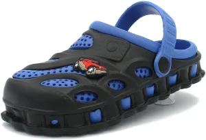 Garden Clogs Shoes for Boys Kids Toddler Slip-On Casual Two-Tone Slipper Sandals