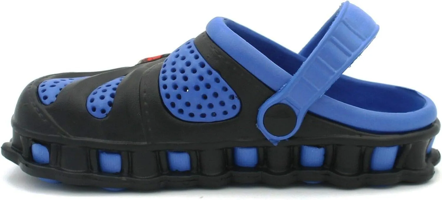 Garden Clogs Shoes for Boys Kids Toddler Slip-On Casual Two-Tone Slipper Sandals