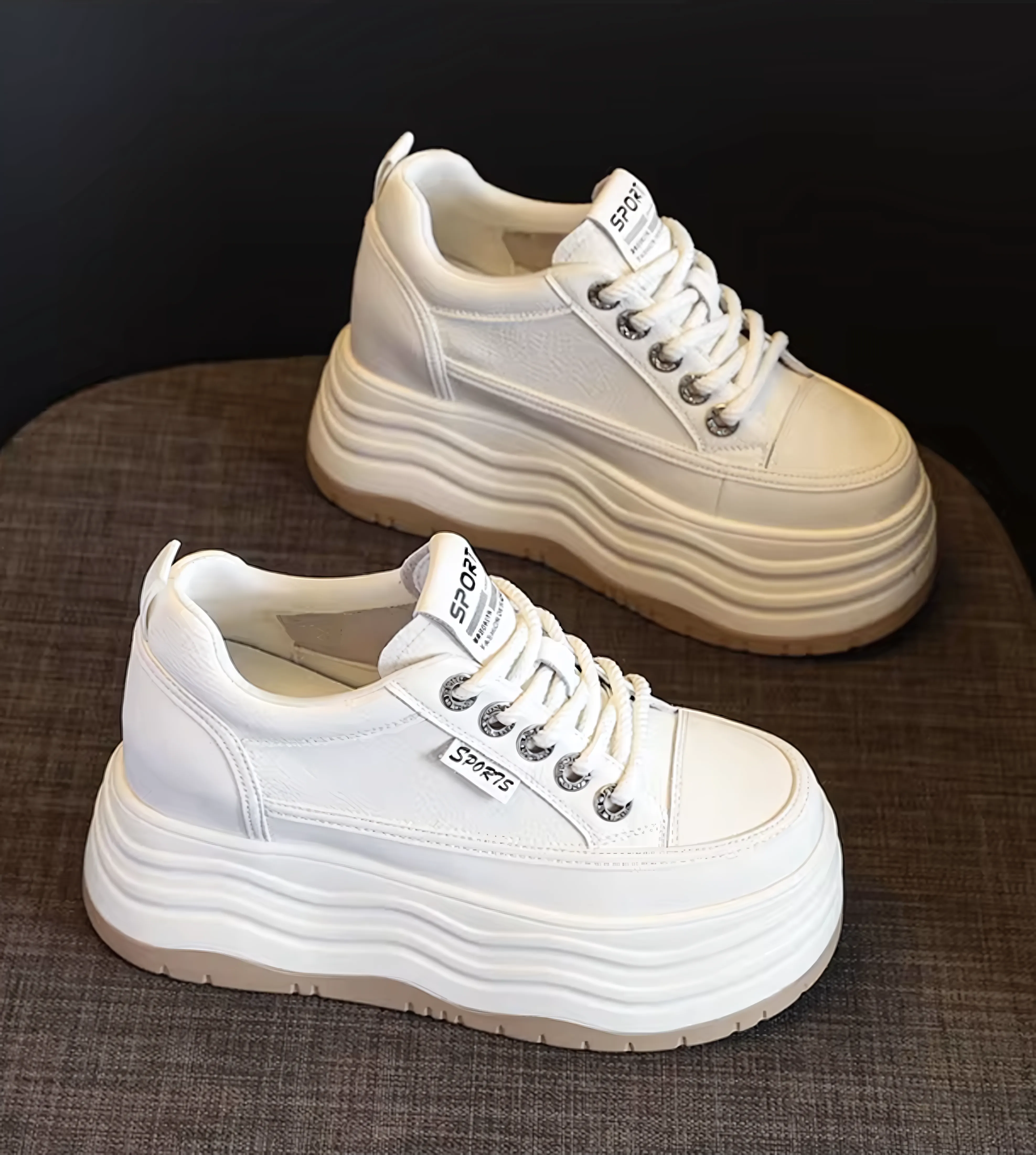 Genuine leather High Quality Chunky Sneaker