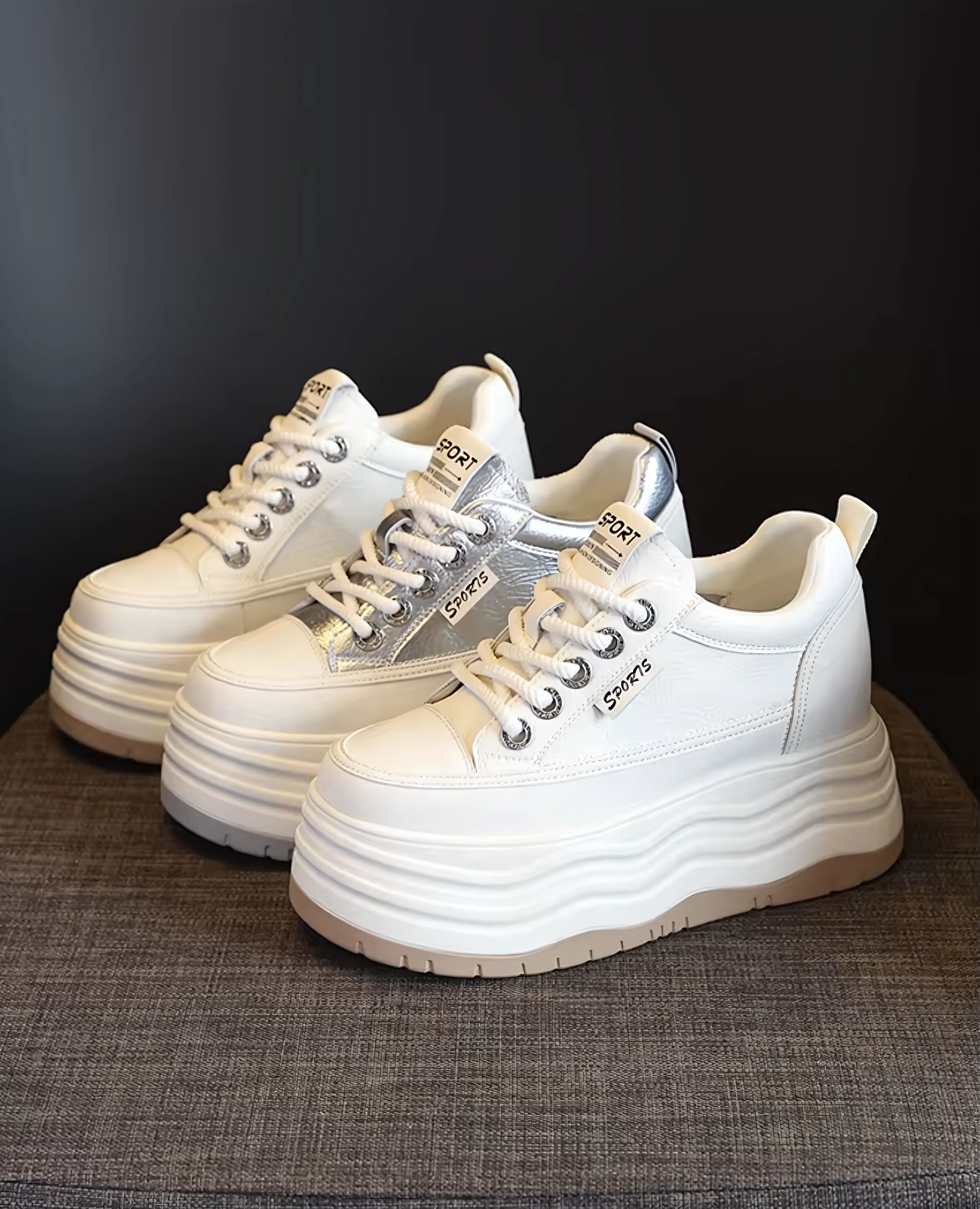 Genuine leather High Quality Chunky Sneaker