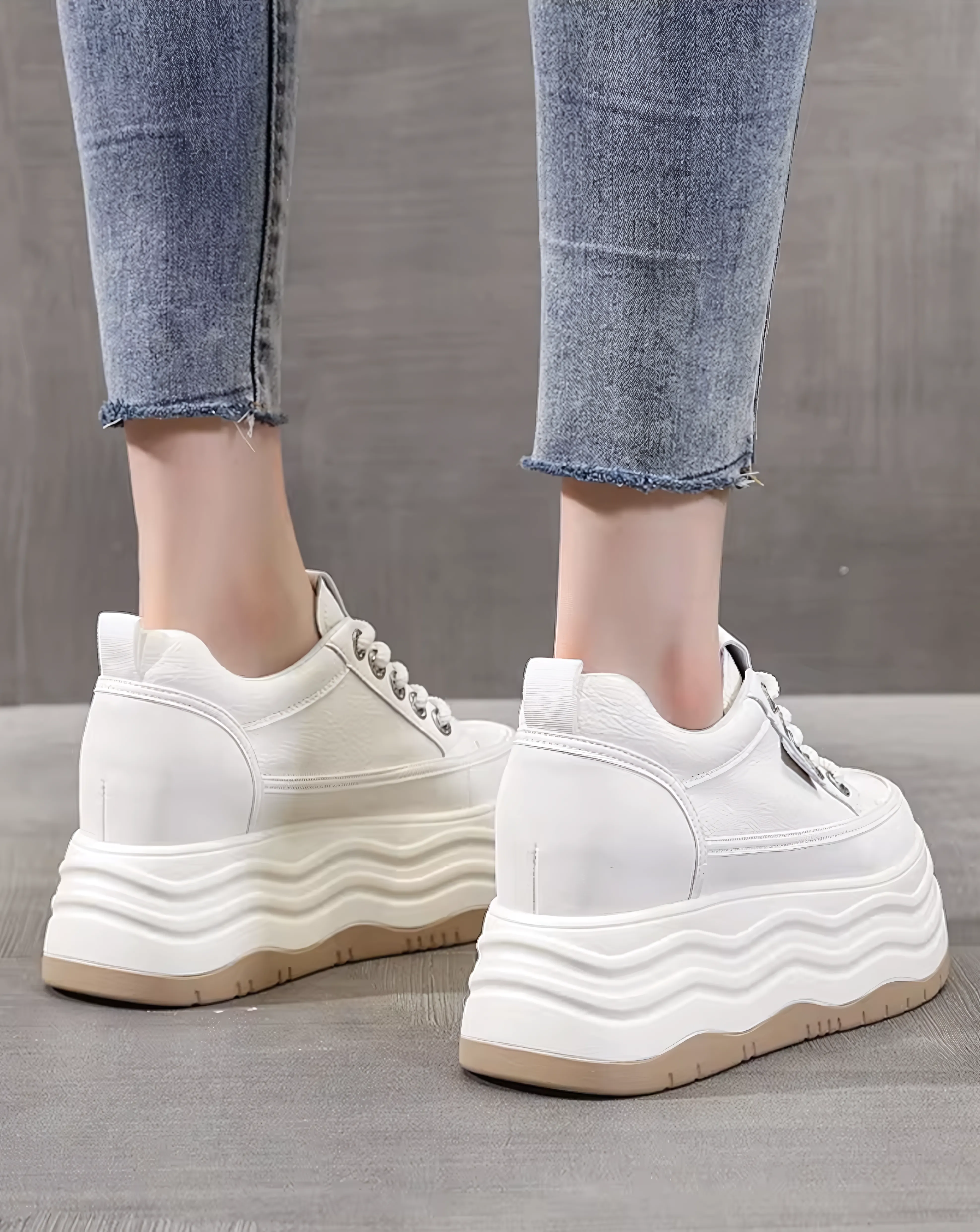 Genuine leather High Quality Chunky Sneaker