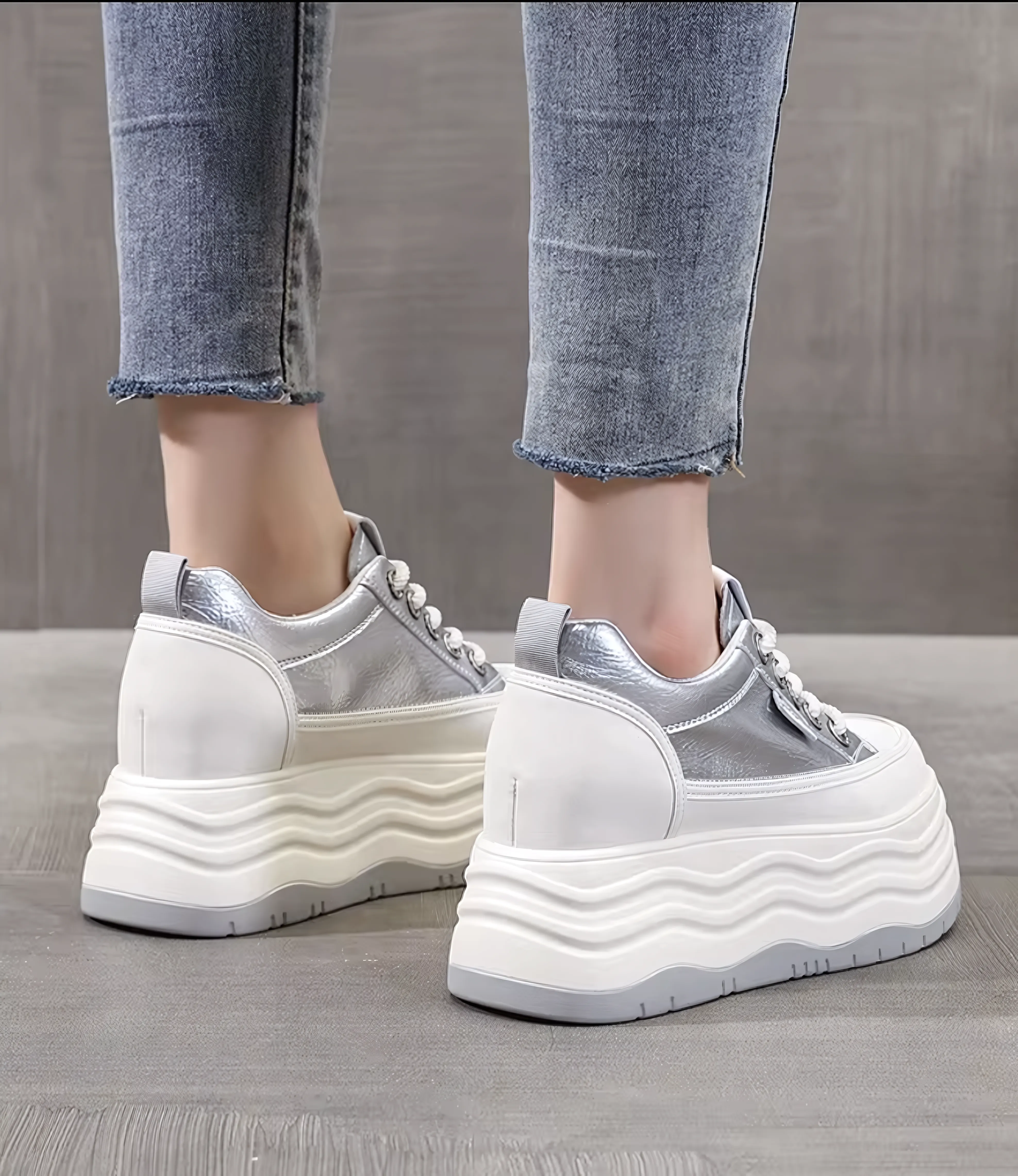 Genuine leather High Quality Chunky Sneaker