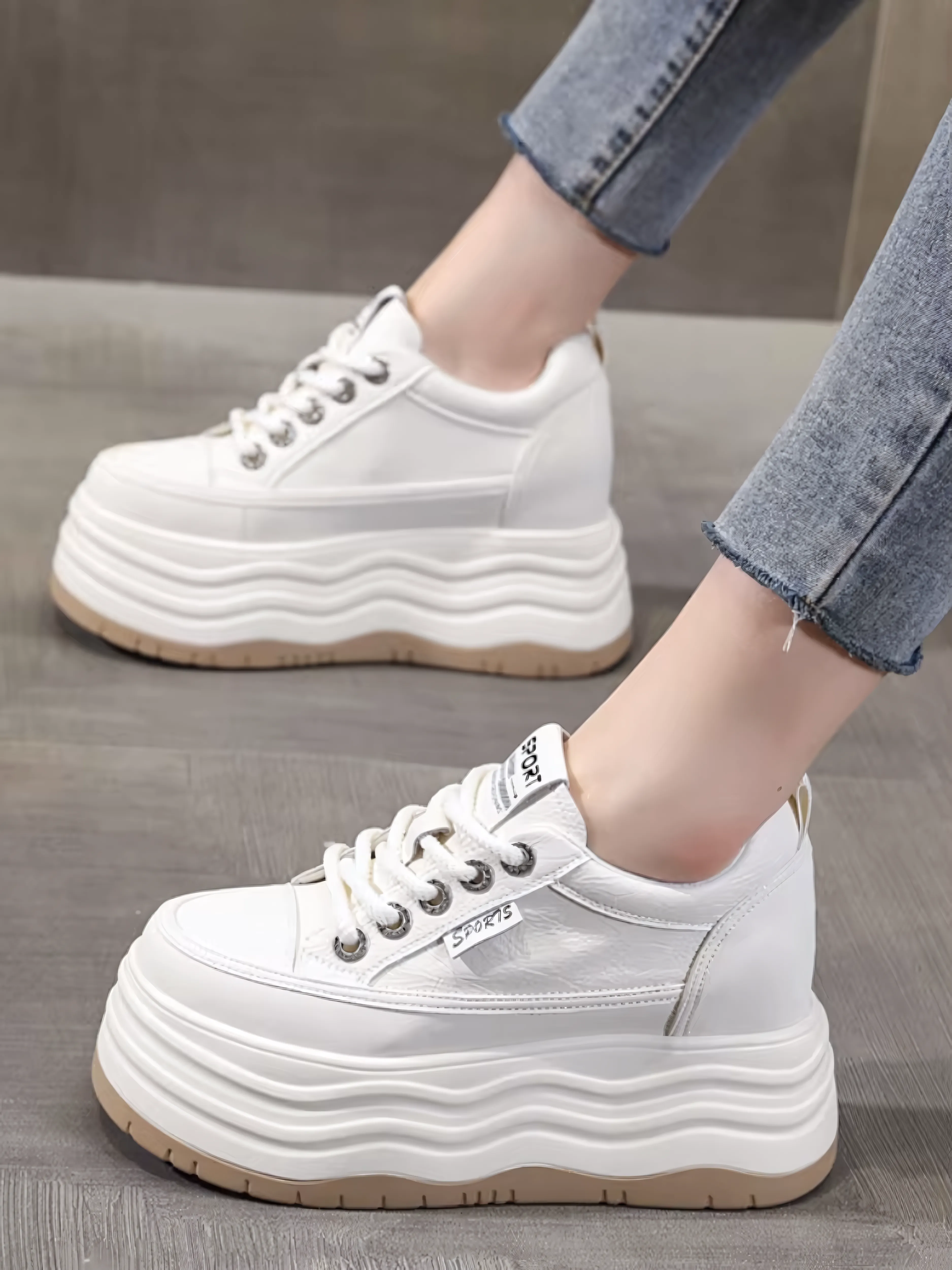Genuine leather High Quality Chunky Sneaker