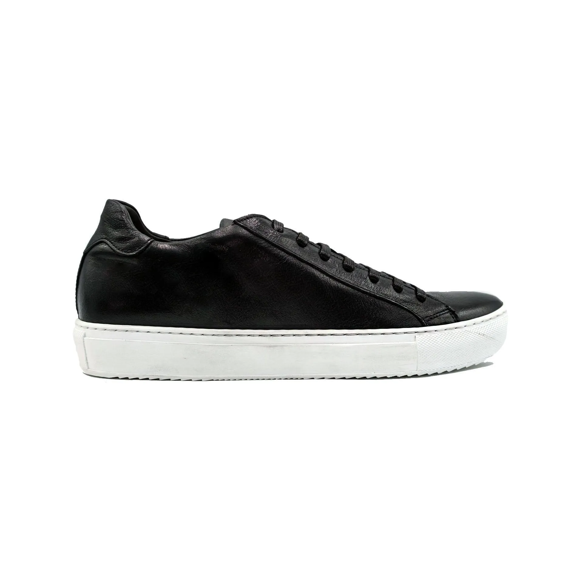 Giovacchini Sneaker by Belvedere Italian Calf Leather Black Ricardo