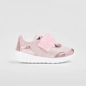 Girl's Pink Sneakers with Led Lights