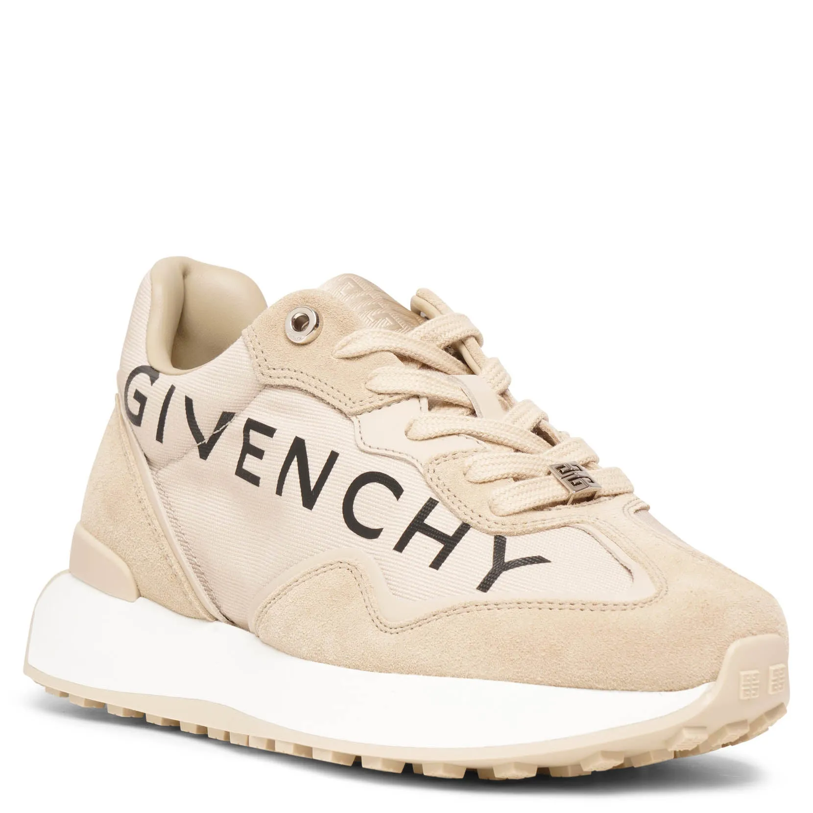 Giv runner beige logo sneakers