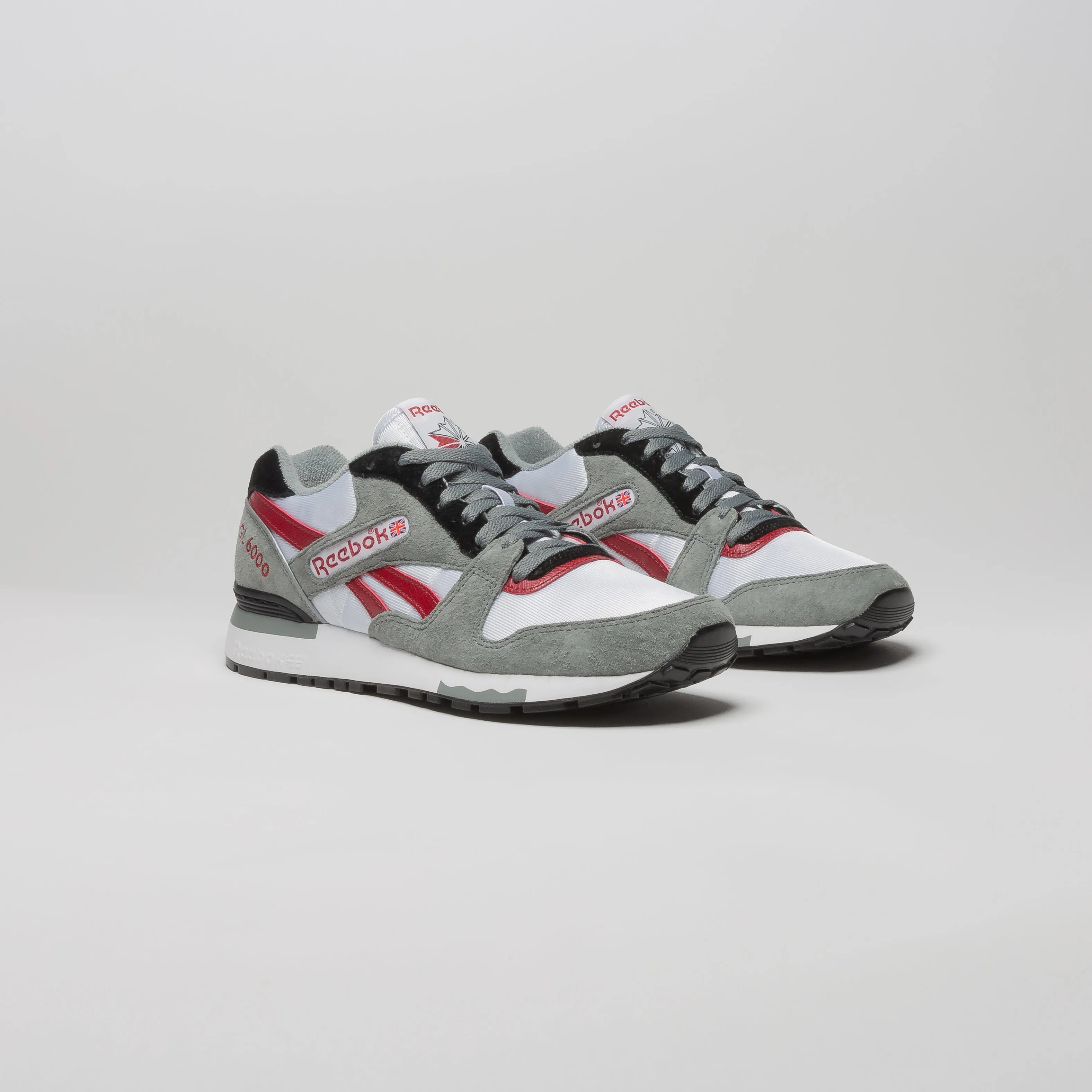 GL 6000 OG Mens Lifestyle Shoe - Grey/Red