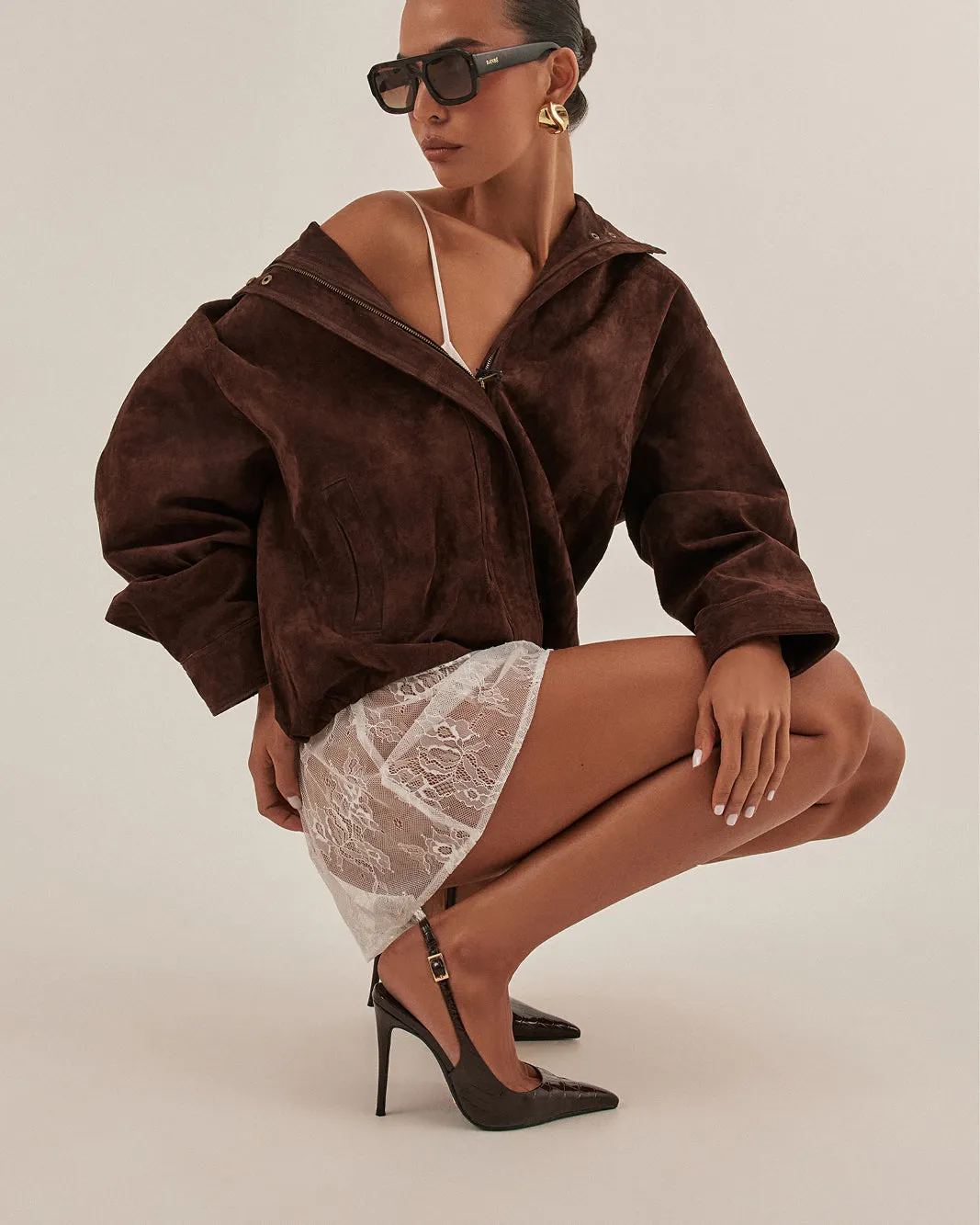 GIOVINA - DARK CACAO PATENT CROC London Edge