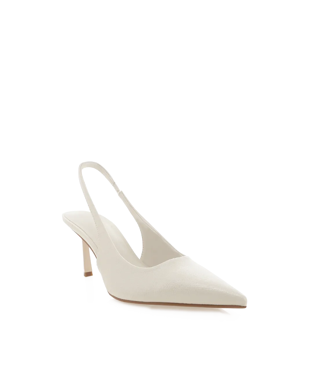IDANA - BONE SAFFIANO SHINE Lightweight Feel Sleek Appeal