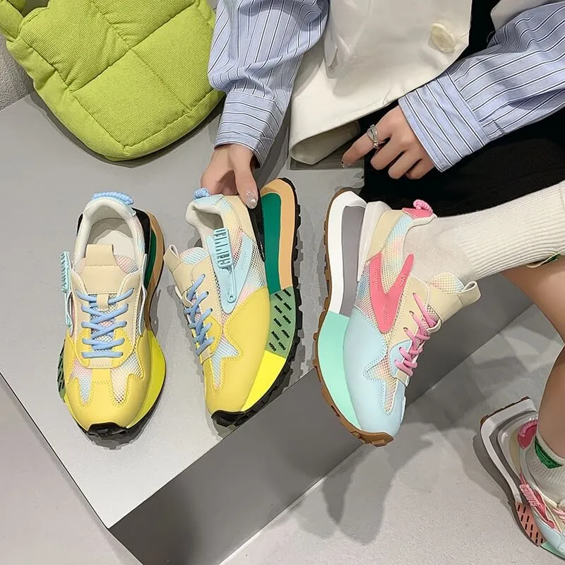 Glimmed women sneakers best chunky shoes for women 2022