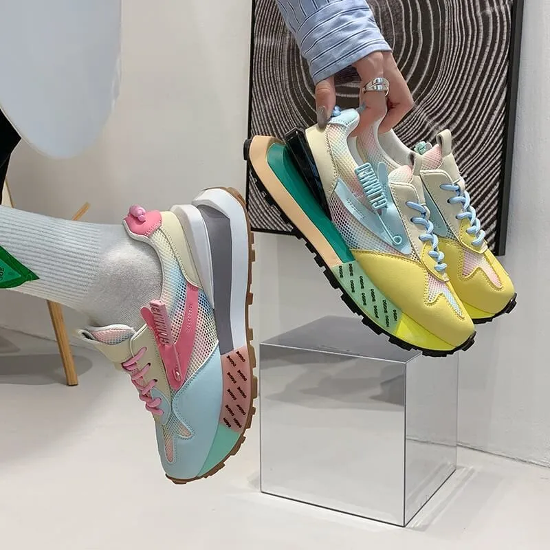 Glimmed women sneakers best chunky shoes for women 2022