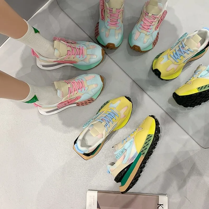 Glimmed women sneakers best chunky shoes for women 2022
