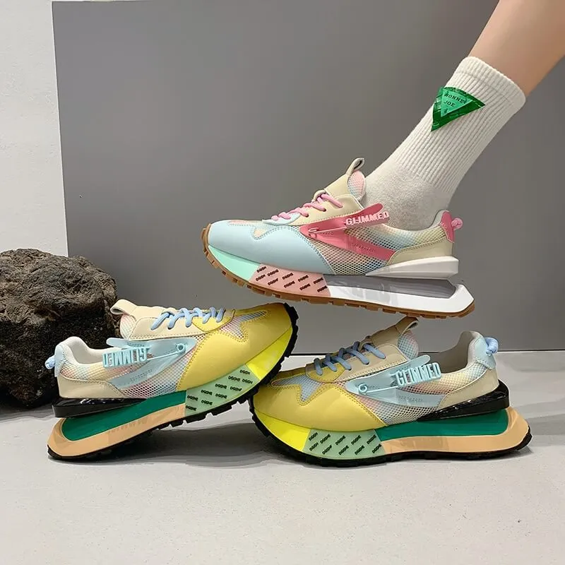 Glimmed women sneakers best chunky shoes for women 2022