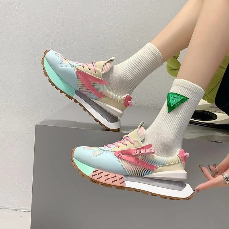 Glimmed women sneakers best chunky shoes for women 2022