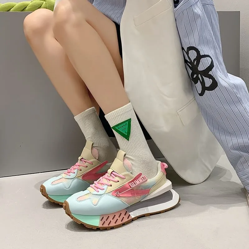 Glimmed women sneakers best chunky shoes for women 2022