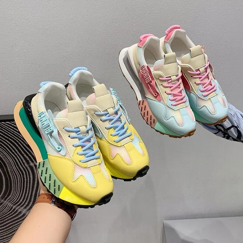 Glimmed women sneakers best chunky shoes for women 2022