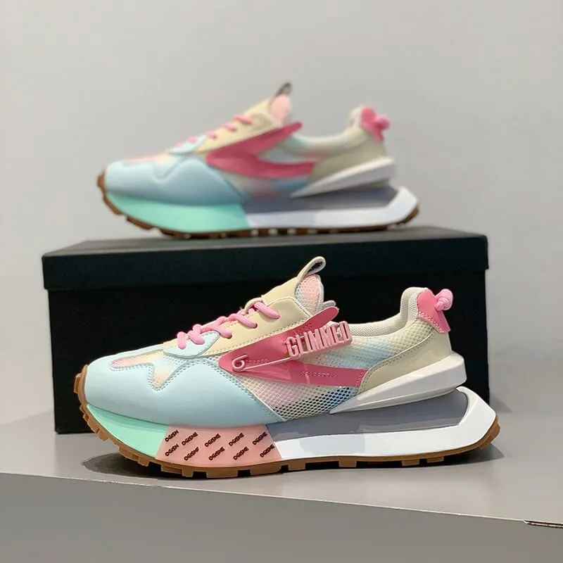 Glimmed women sneakers best chunky shoes for women 2022