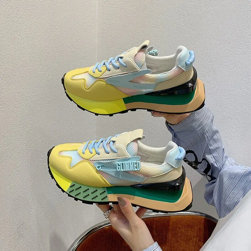 Glimmed women sneakers best chunky shoes for women 2022