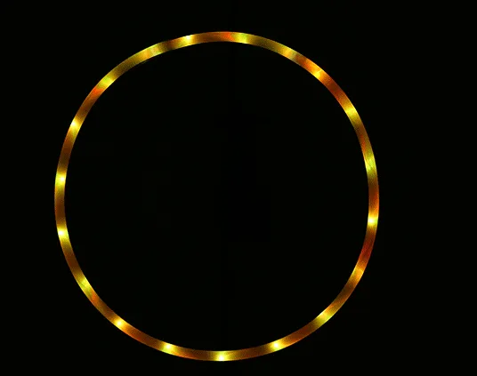 Glow in Dark LED Lights Hula Hoop