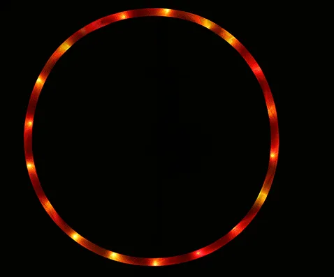 Glow in Dark LED Lights Hula Hoop