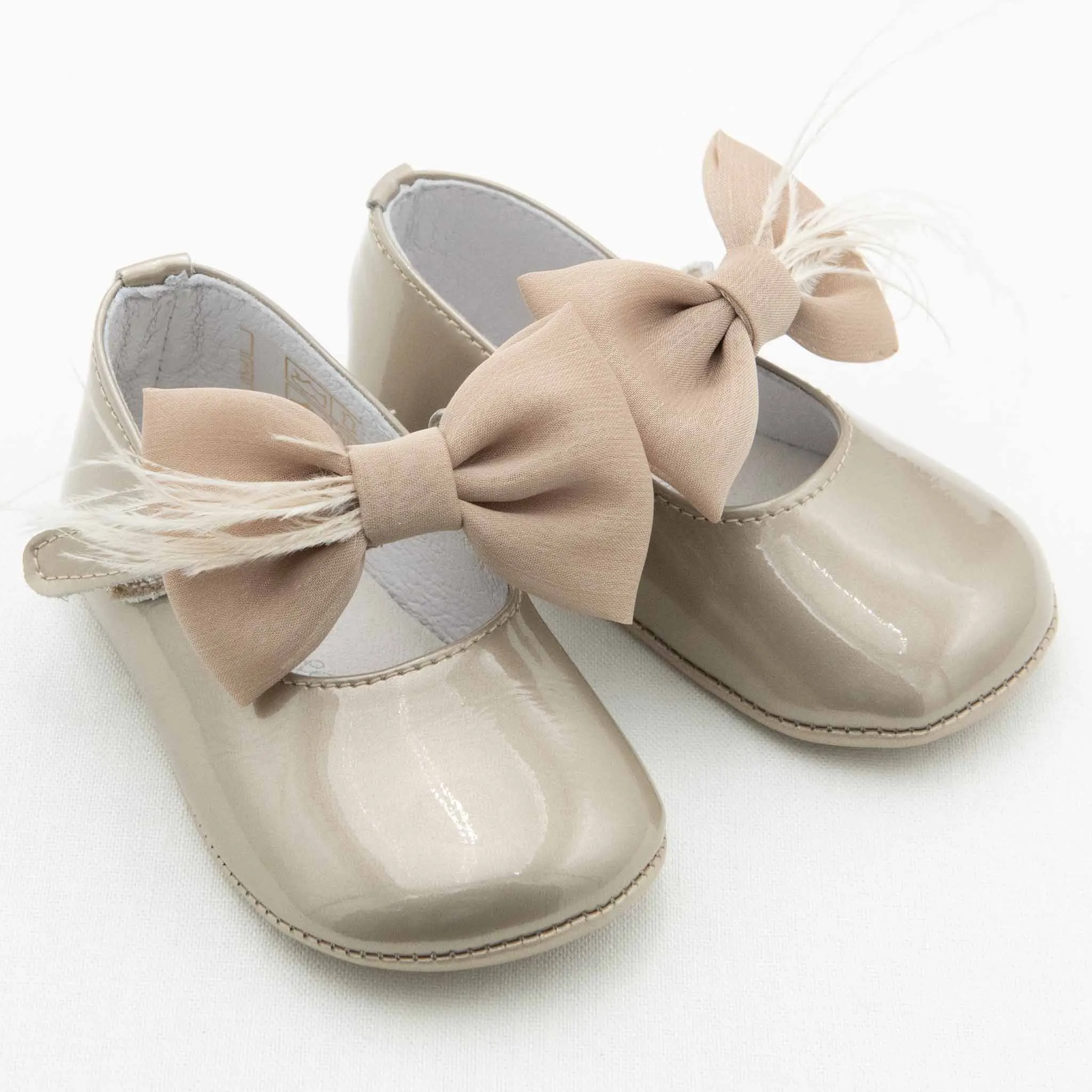 Gold Patent Leather Mary Janes