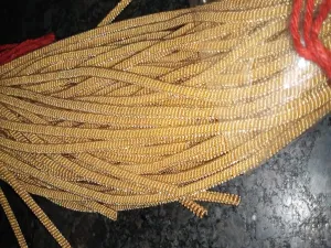 Golden Double Twisted Dabka / French Wire