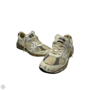 Comfort Lining Golden Goose Dad-Star Luxury Designer Trainers In Cream, Size: 10