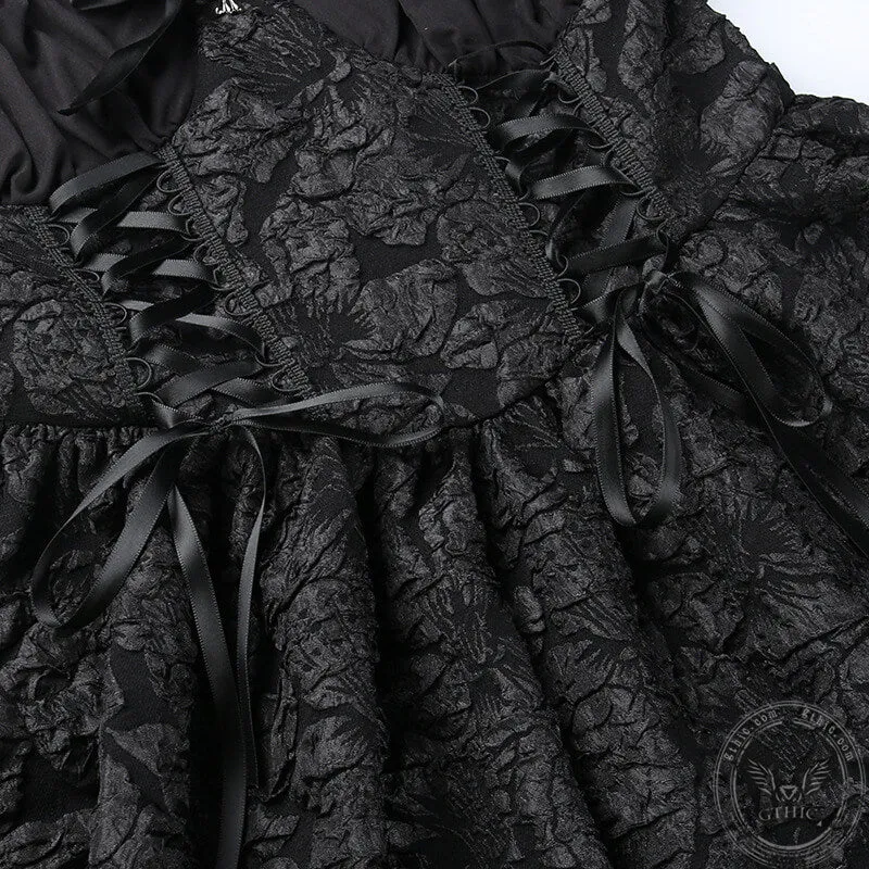 Gothic Lace Halter Lolita Dress