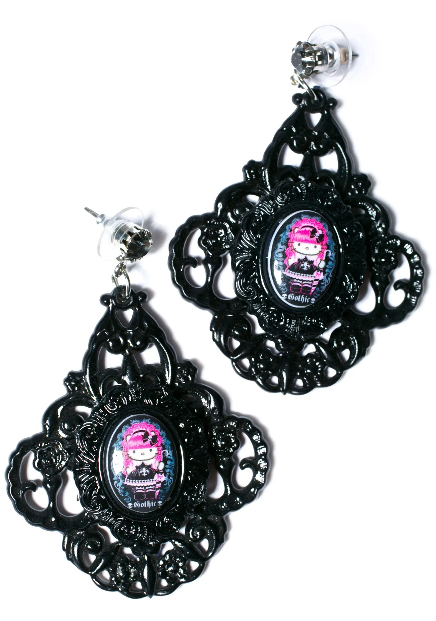 Gothic Lolita Baroque Earrings