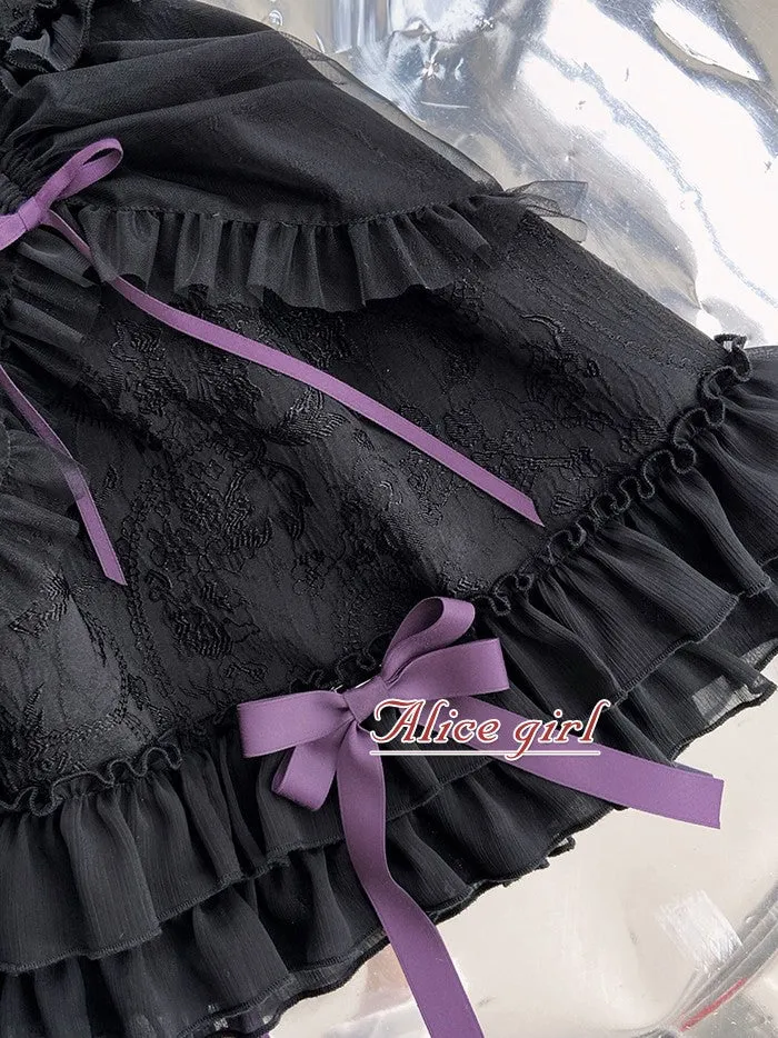 Gothic Lolita Dress Cross-Hime Halterneck Lolita Jumper Dress