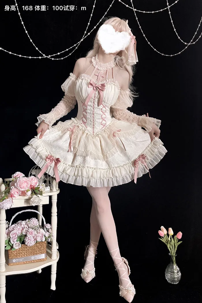 Gothic Lolita Dress Cross-Hime Halterneck Lolita Jumper Dress