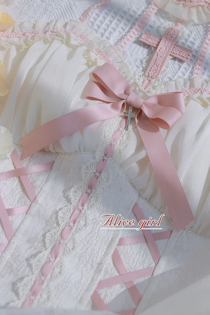Gothic Lolita Dress Cross-Hime Halterneck Lolita Jumper Dress