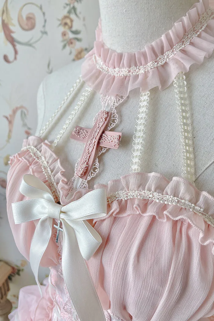 Gothic Lolita Dress Cross-Hime Halterneck Lolita Jumper Dress