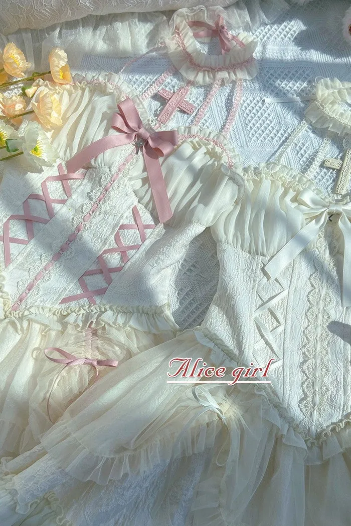 Gothic Lolita Dress Cross-Hime Halterneck Lolita Jumper Dress