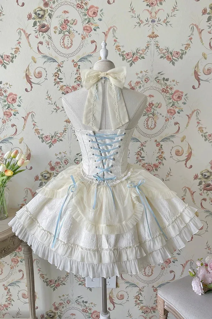 Gothic Lolita Dress Cross-Hime Halterneck Lolita Jumper Dress
