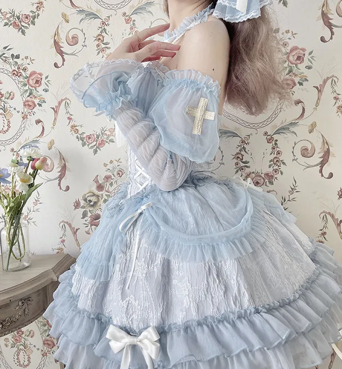 Gothic Lolita Dress Cross-Hime Halterneck Lolita Jumper Dress